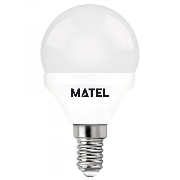 Bomb.led esferica  e14  7w.neutra (caja de 10 unidades)