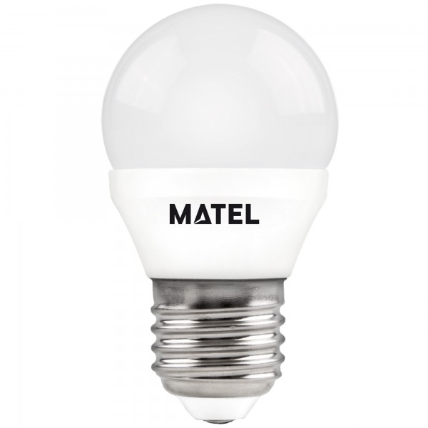 Bomb.led esferica  e27  8w.fria (caja de 10 unidades)