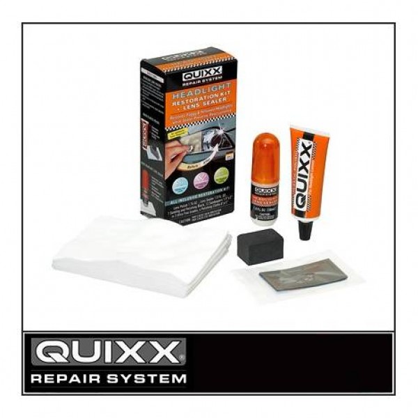 Restaurador faros "quixx" + sellante para la lente. kit completo