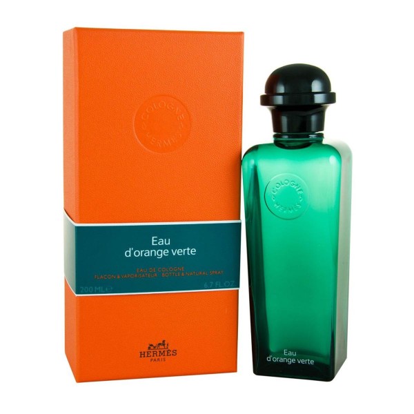 Hermes paris eau d'orange verte eau de cologne 200ml vaporizador