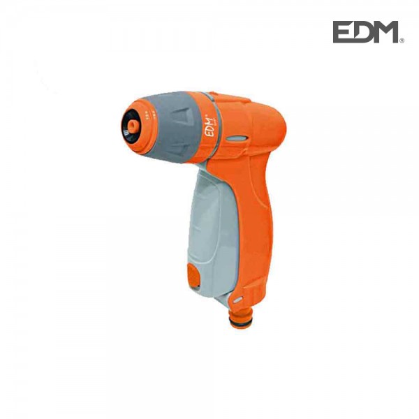 Pistola de riego regulable con conexión rápida, 3 funciones, blister