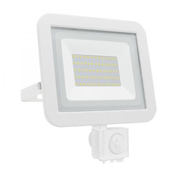Proyector led sensor plano blanco  50w.f