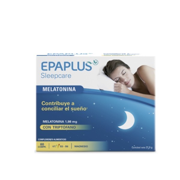 Epaplus Sleepcare Melatonina-triptofano 60 Comprimidos