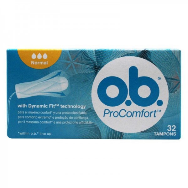 Tampones O B Procomfort Normal 32 Uds