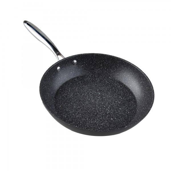 Sarten al.f. m/inox. piedra 28 cm. (caja de 2 unidades)