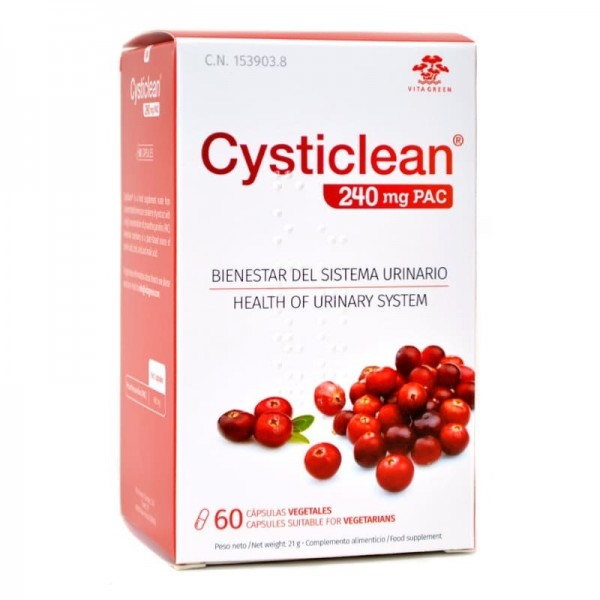 Cysticlean 240 Mg 60 Capsulas