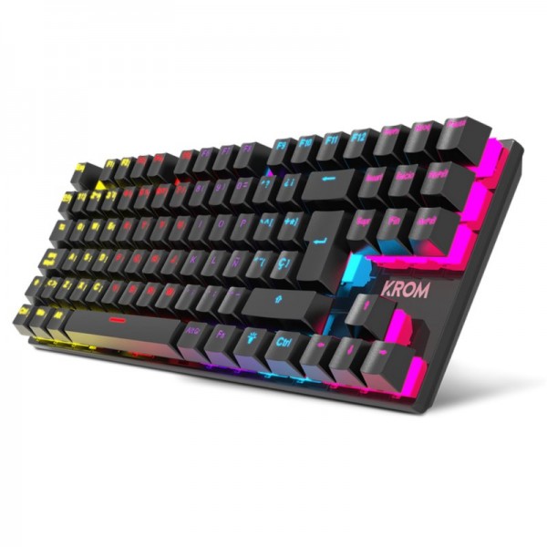 Krom teclado gaming nxkromkasictkl  tkl rainbow