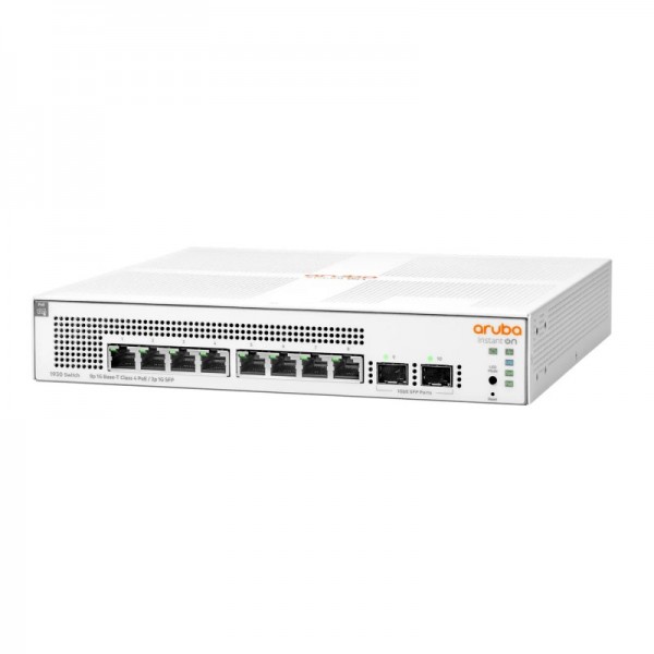 Hpe nw ion 1930 8xgbe poe 2sfp 124w switch