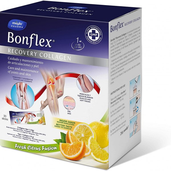 Bonflex Recovery Collagen Sabor Citrus 30 Sticks