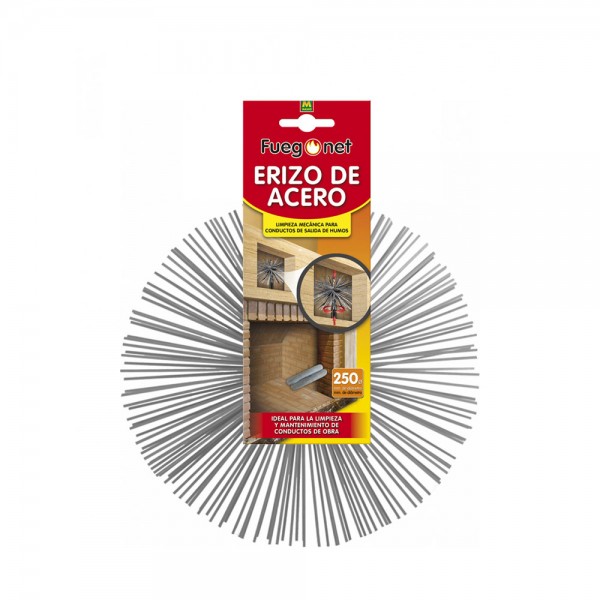 Deshollinador erizo de acero ø 250 mm