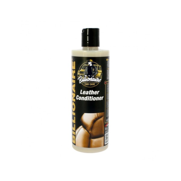 Billionaire Leather Conditioner Acondicionador de Piel Nutre e Hidrata el Cuero Textura No Grasa Aroma a Coche Nuevo 500ml