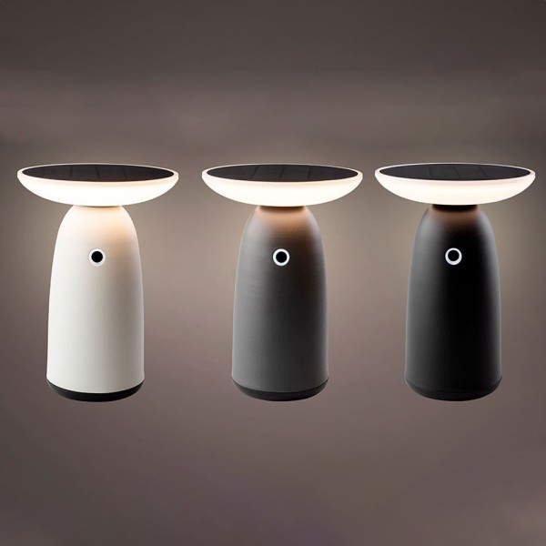 Lámpara solar con encendido táctil colores surtidos 22 cm