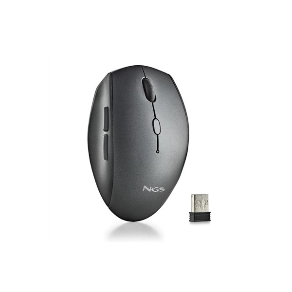 Ngs raton inalambrico con teclas silenciosas negro