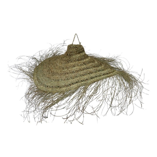 Pantalla de lámpara de esparto redonda ø50 cm