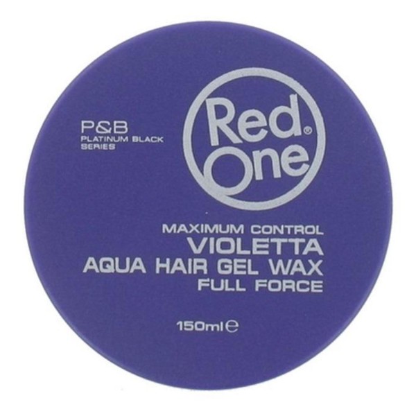 Red one violetta aqua hair gel wax 150ml