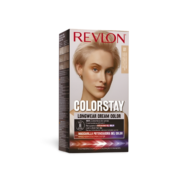 Revlon Colorstay tinte Nº01 Rubio extra claro ceniza