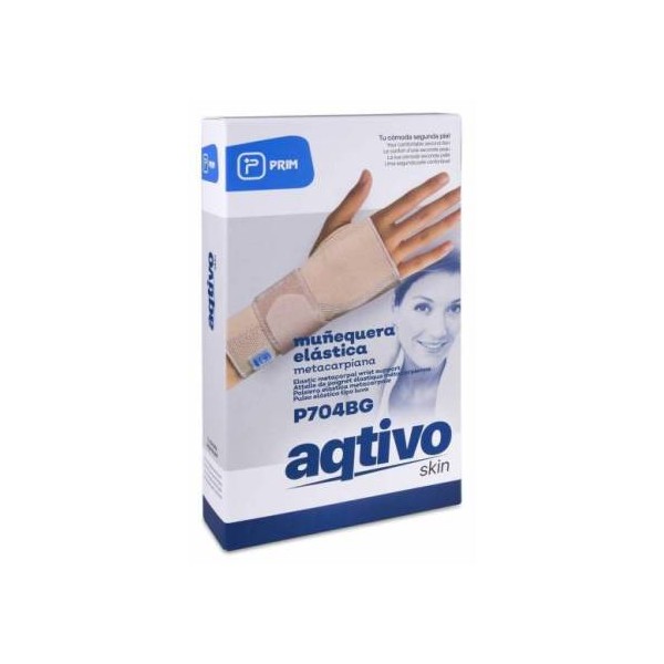 Prim Aqtivo Skin Muñequera Metacarpiana Elástica Talla L
