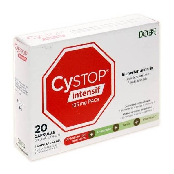 Cystop Intensif 135mg Pacs 20 Cápsulas