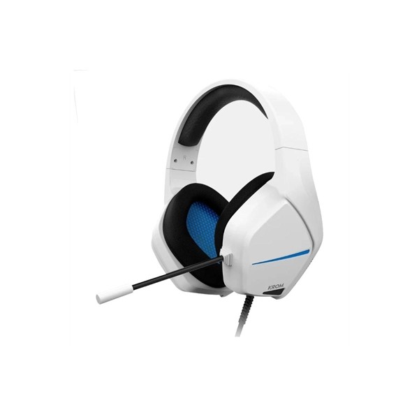Krom kopa move auricular gamng estereo blanco azul