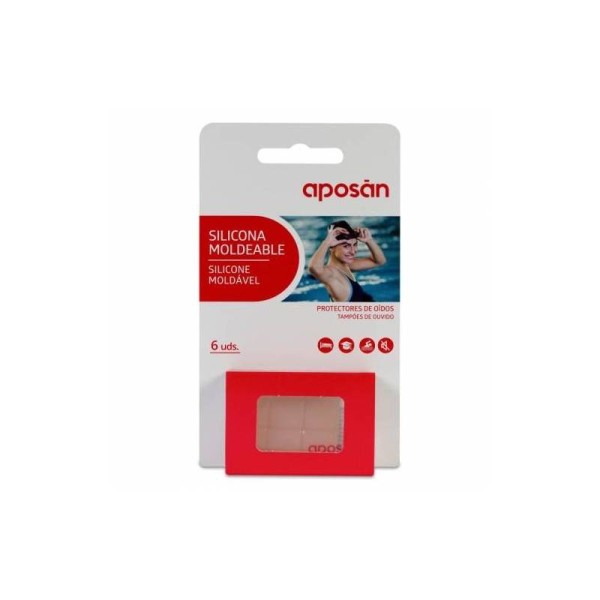 Aposan Tapones Oido Silicona Moldeable 6 Uds