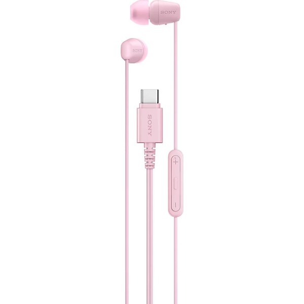 Sony ier-ex15c rosa / auriculares in ear con cable usb-c®