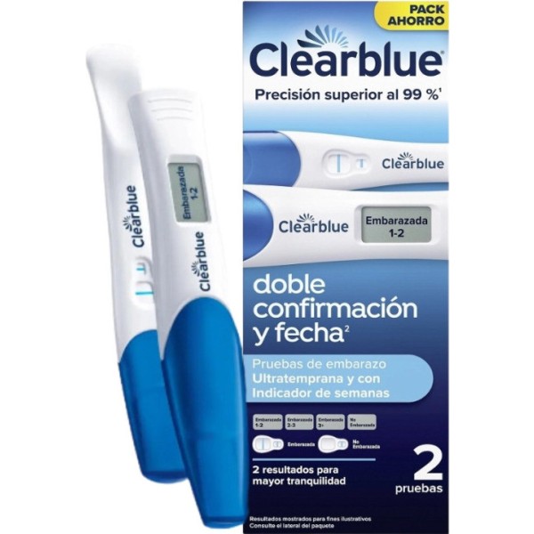 Clearblue Test de Embarazo Ultratemprana Indicador Desemanas 1 Ud