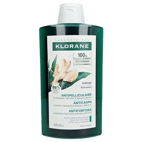 Klorane Champú Reequilibrante a La Galanga 400 ml