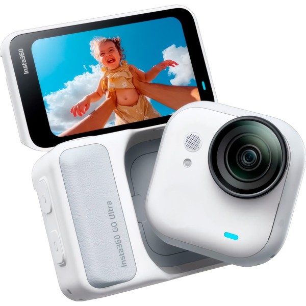 Insta360 go ultra standard bundle arctic white / cámara de acción 4k