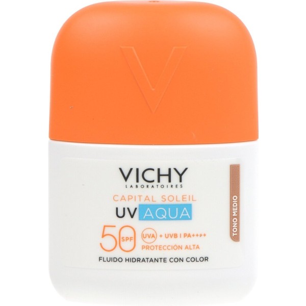Vichy Capital Soleil Uv Aqua Fluido Hidratante SPF 50 1 Envase 50 ml Color Tono Medio