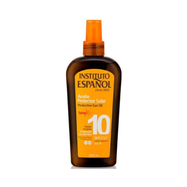 Instituto español aceite protector solar 10 SPF 250ml