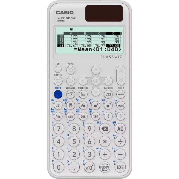 Casio fx-991sp cw blanca / calculadora científica estándar